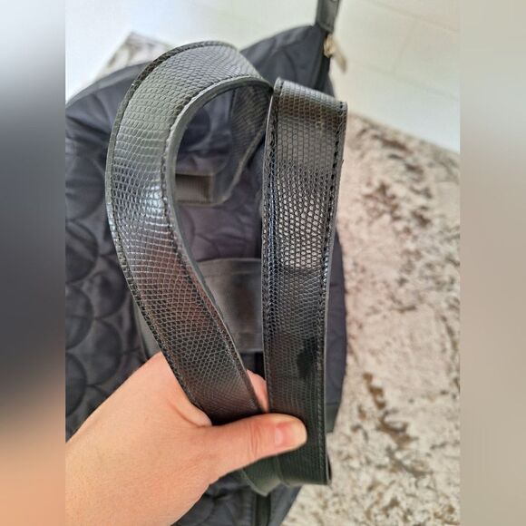 Diane Von Furstenberg black nylon large travel bag - Picture 5 of 11